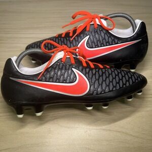 Nike Women's 11 Magista Orden FG‎ Soccer Cleats Volt Black Grey Mango 658569-061
